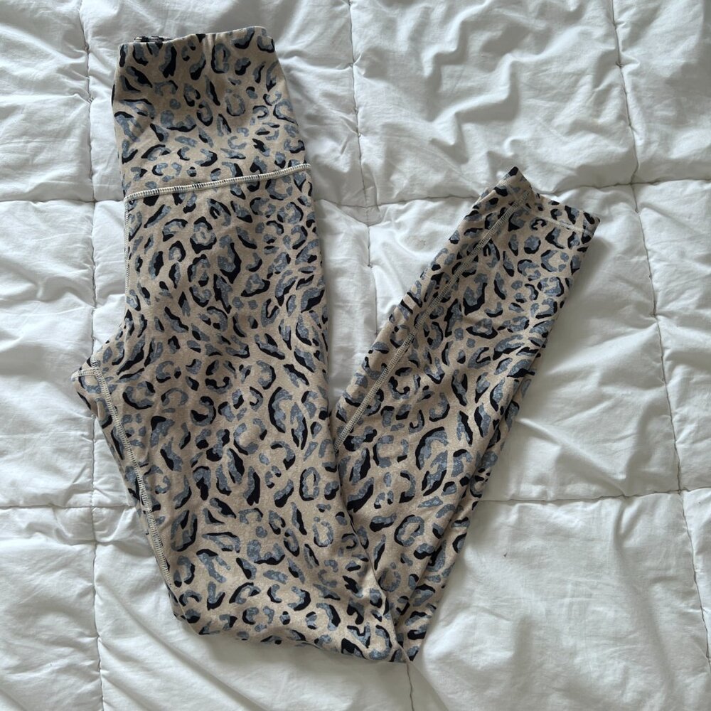 Anthropologie Women's Varley Century Leopard Print Leggings - Picture 6 of 11